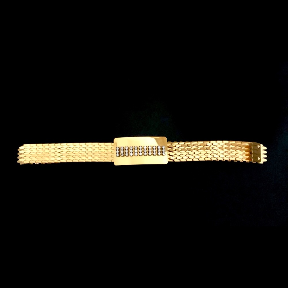 Vintage gold/rhinestone belt